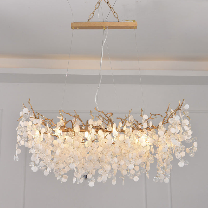 Creativory leaf Modern Branch Chandelier-Sylvia Space