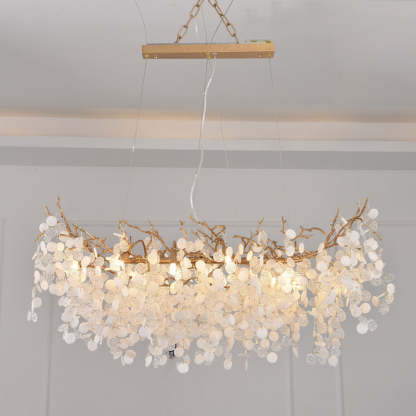 Creativory leaf Modern Branch Chandelier-Sylvia Space