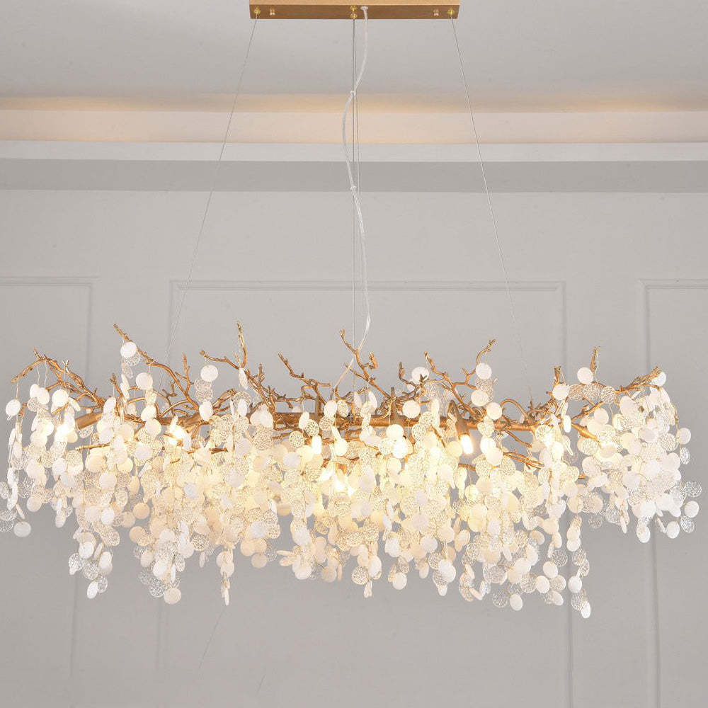 Creativory leaf Modern Branch Chandelier-Sylvia Space