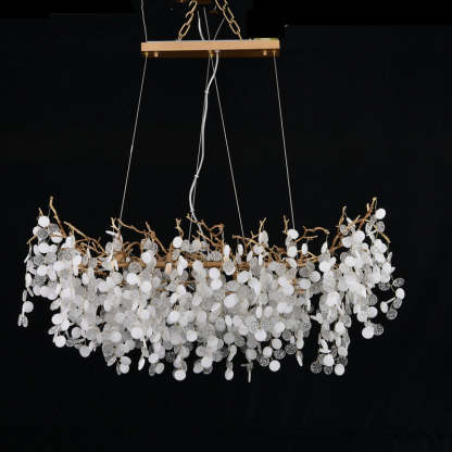 Creativory leaf Modern Branch Chandelier-Sylvia Space