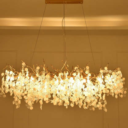 Creativory leaf Modern Branch Chandelier-Sylvia Space