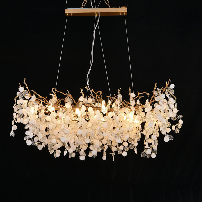 Creativory leaf Modern Branch Chandelier-Sylvia Space