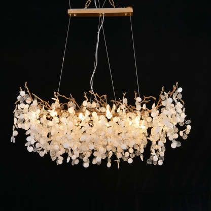 Creativory leaf Modern Branch Chandelier-Sylvia Space