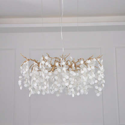 Creativory leaf Modern Branch Chandelier-Sylvia Space
