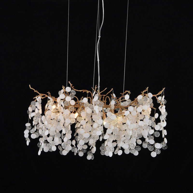 Creativory leaf Modern Branch Chandelier-Sylvia Space