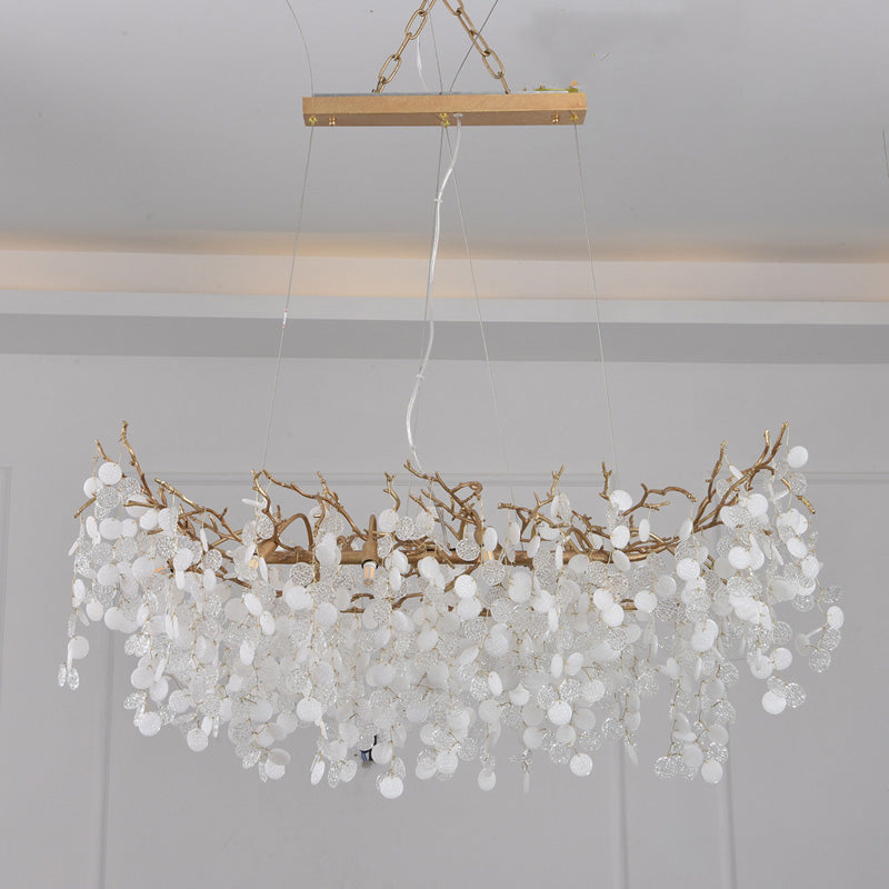 Creativory leaf Modern Branch Chandelier-Sylvia Space