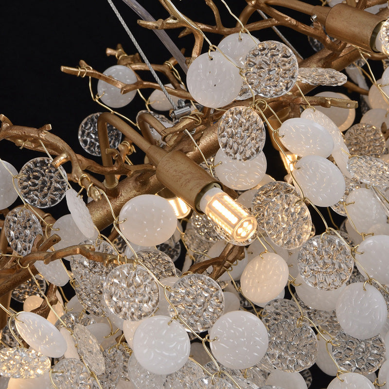 Creativory leaf Modern Branch Chandelier-Sylvia Space
