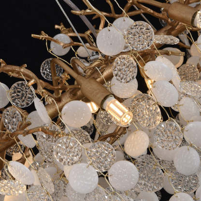 Creativory leaf Modern Branch Chandelier-Sylvia Space