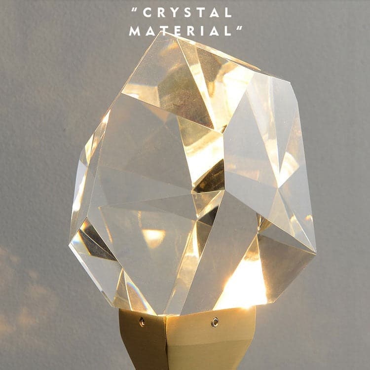 Modernity Crystal Masonry Linear Wall Sconce-Sylvia Space