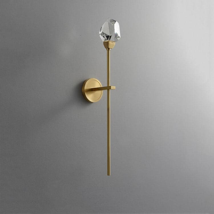 Modernity Crystal Masonry Linear Wall Sconce-Sylvia Space