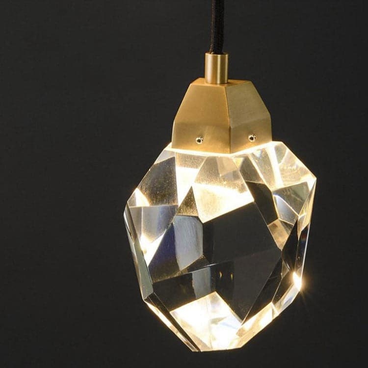 Modernity Crystal Masonry Wall Sconce Using Cord-Sylvia Space