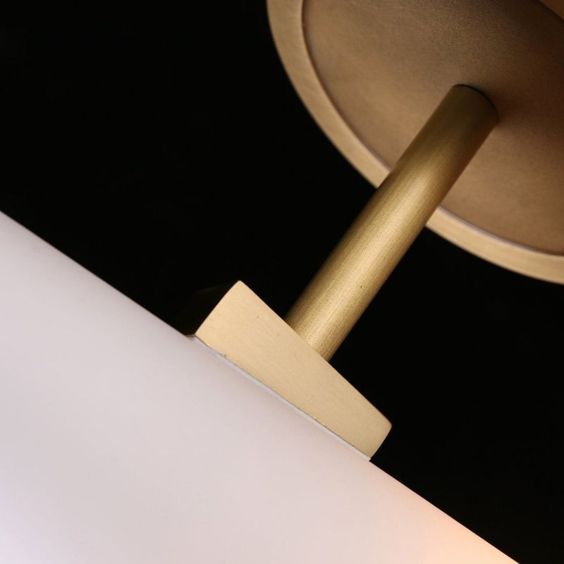 Auroral White Ceramic Single Shad Wall Light