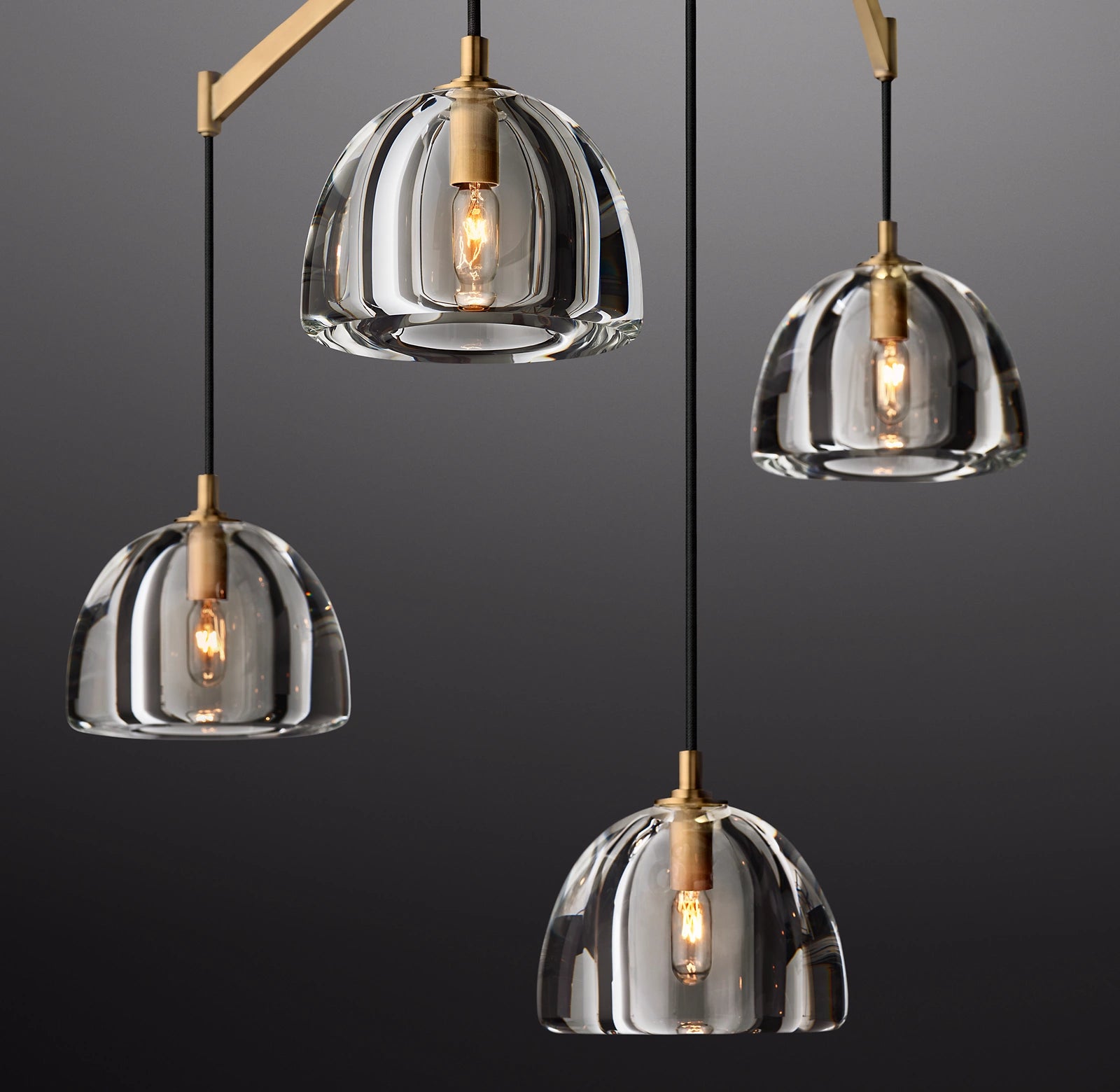 Hemisophere Linear Chandelier 72''