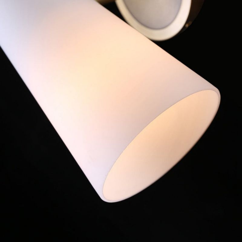 Beoss White Ceramic Double Shad Wall Light