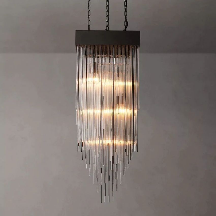 Casocada Square Chandelier 21"-Sylvia Space