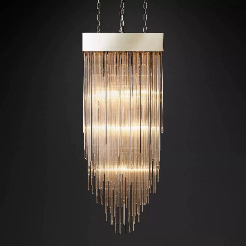 Casocada Square Chandelier 21"-Sylvia Space