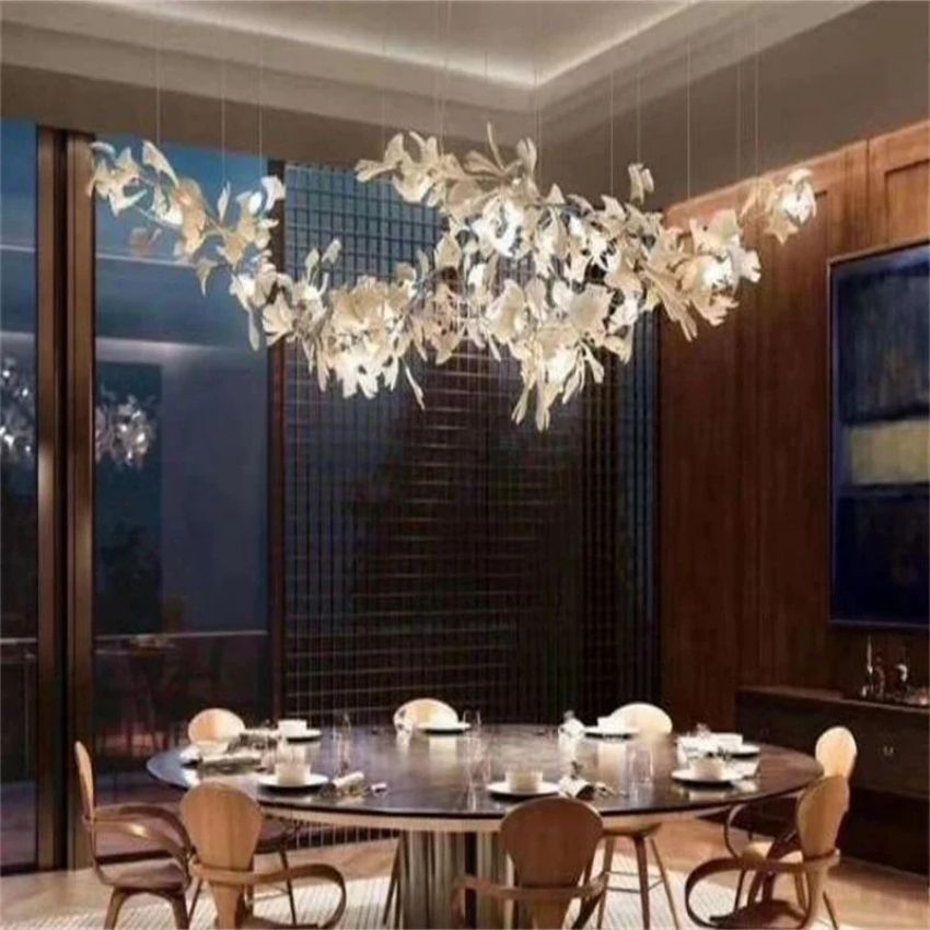 Ceramicy Ginkgo Luxury Branch Chandelier-Sylvia Space