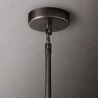 Italiany Smoke Glass Square Chandelier 32"-Sylvia Space