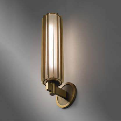 Gabrielley Wall Sconce Brass-Sylvia Space
