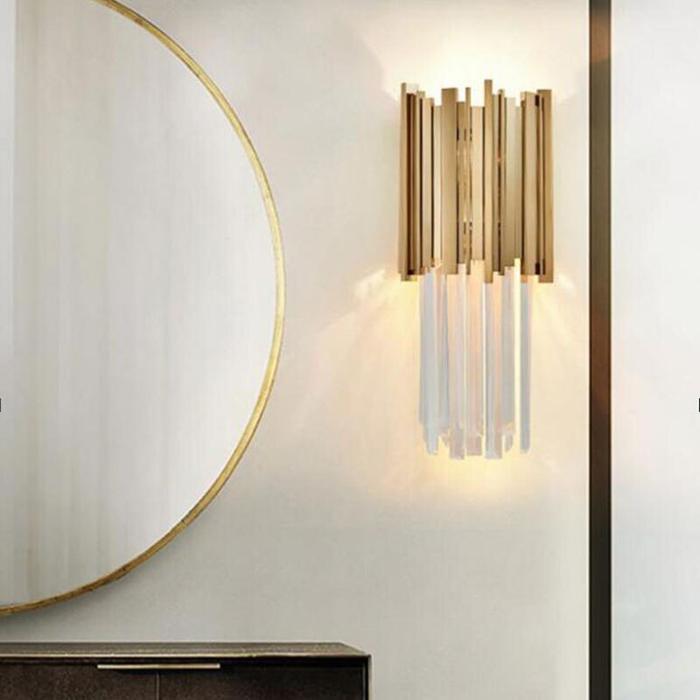 Enocy Crystal Wall Sconce-Sylvia Space