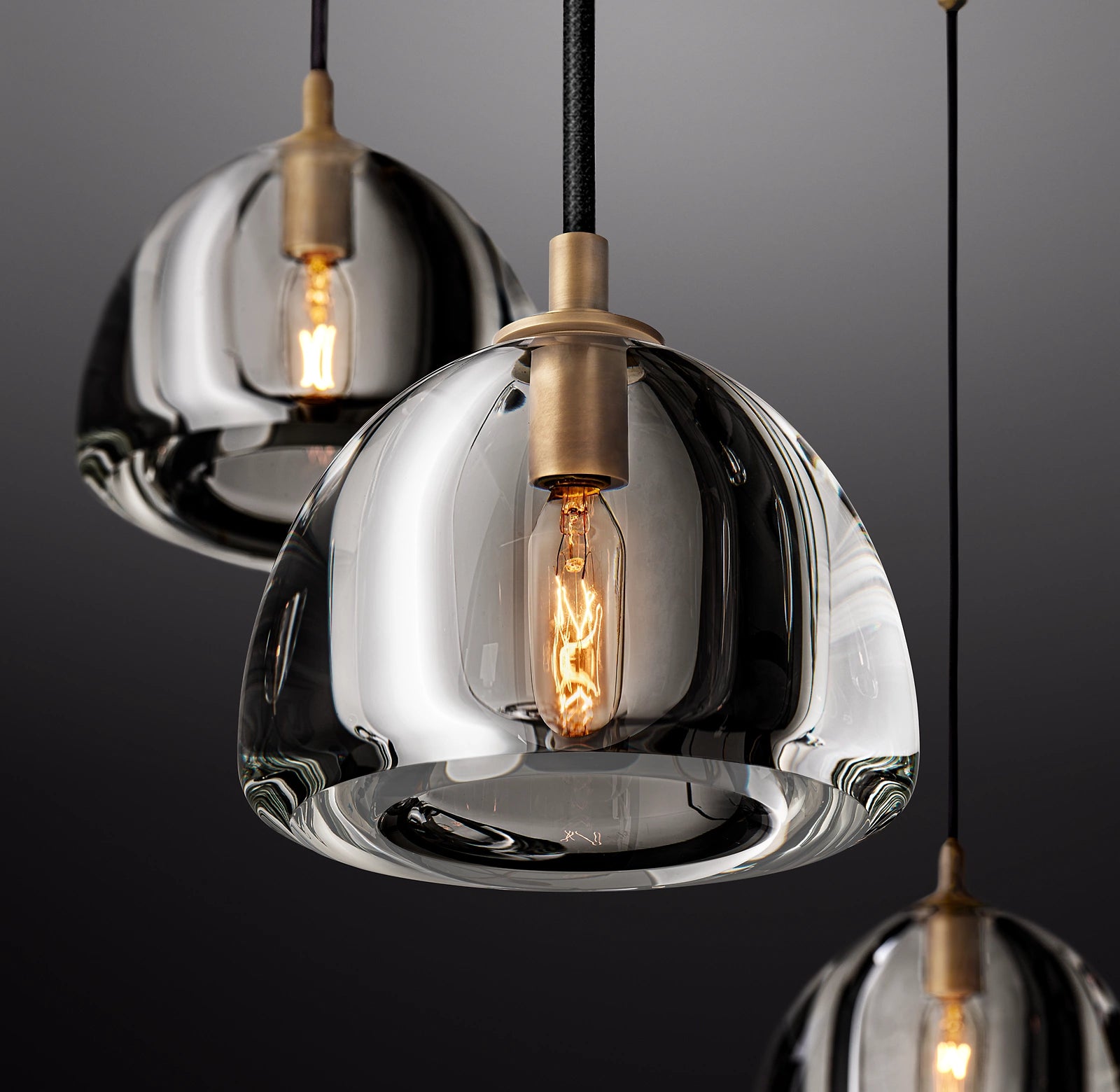 Hemisophere Round Chandelier 36"