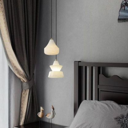 Alabaster Anne Bedside Pendant