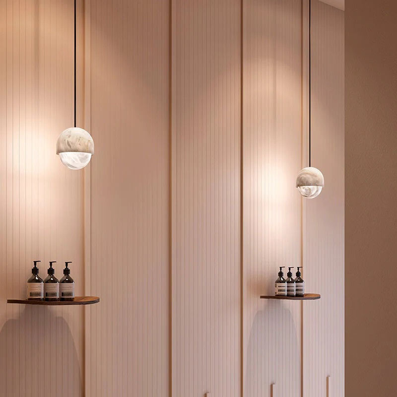GLOOW Alabaster Island Pendant Light