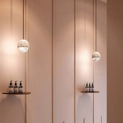 GLOOW Alabaster Island Pendant Light