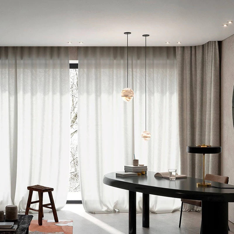 GLOOW Alabaster Island Pendant Light