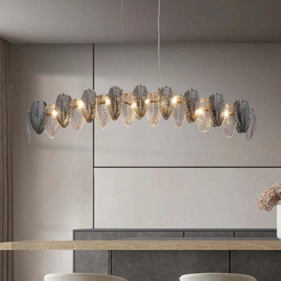 Gattio Modern Linear Chandelier-Sylvia Space