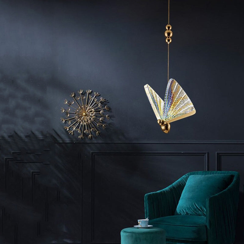 Creative Butterflies Colorful Pendant Light-Sylvia Space