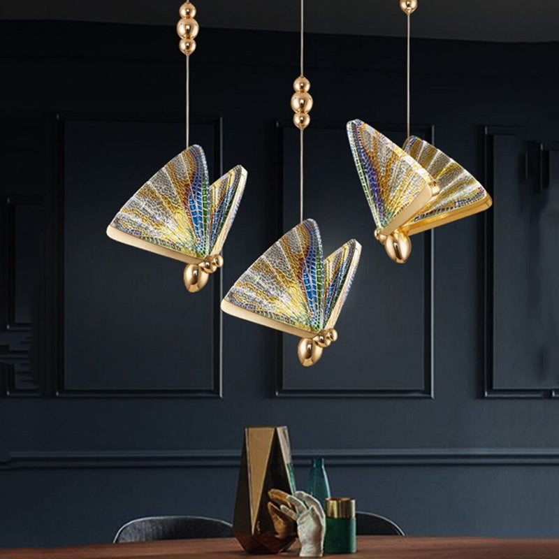 Creative Butterflies Colorful Pendant Light-Sylvia Space
