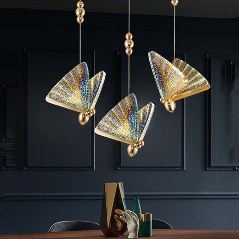 Creative Butterflies Colorful Pendant Light-Sylvia Space