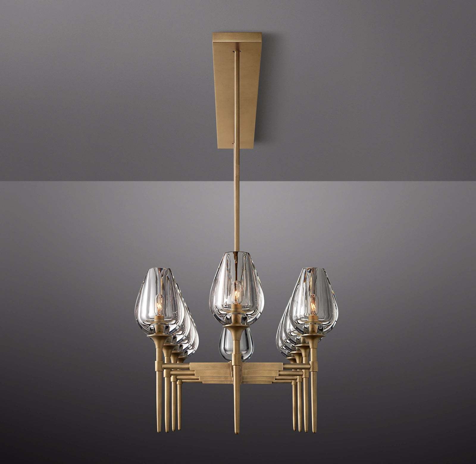 Tulip Linear Chandelier 65"