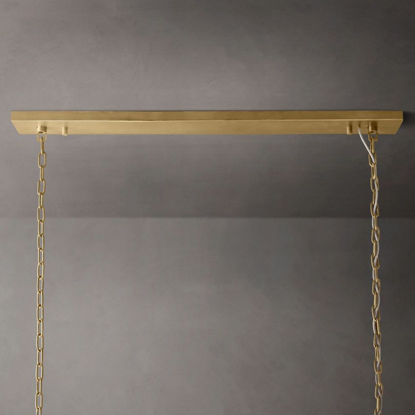 Franky Classicm Rectangular Chandelier 72"