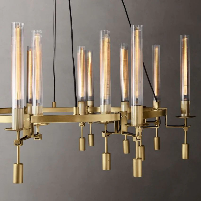 Fontanellee Round Chandelier 46"-Sylvia Space