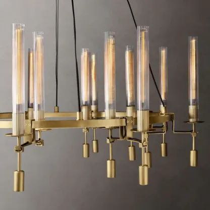 Fontanellee Round Chandelier 46"-Sylvia Space