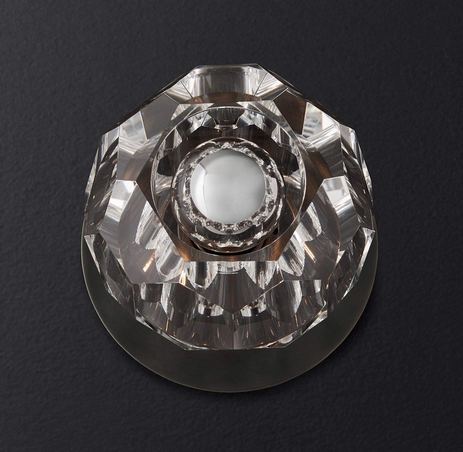 Bouble De Crystal Glass Petite Wall Sconce