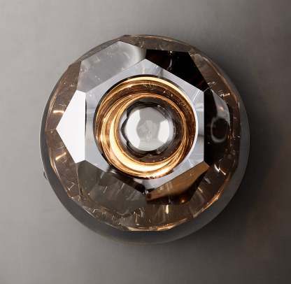 Bouble De Crystal Glass Petite Wall Sconce