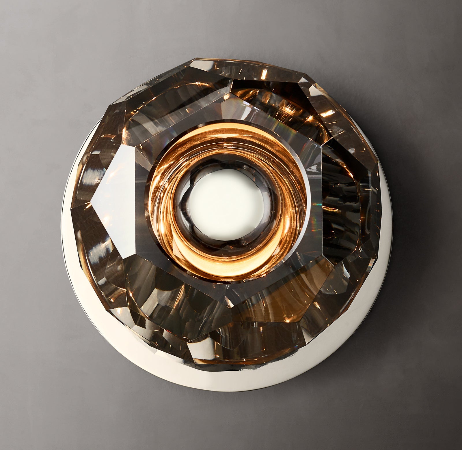 Bouble De Crystal Glass Petite Wall Sconce