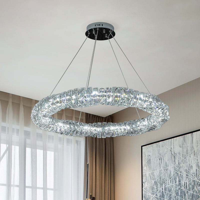 Braconidy Crystal Round Chandelier-Sylvia Space