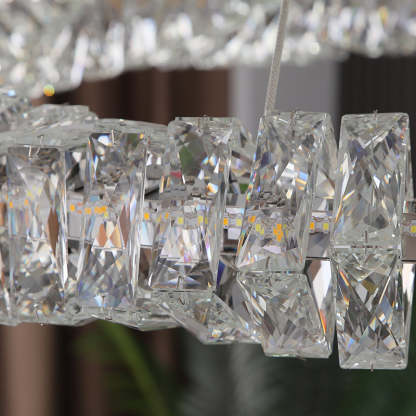 Braconidy Crystal Round Chandelier-Sylvia Space