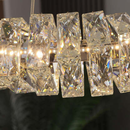 Braconidy Crystal Round Chandelier-Sylvia Space
