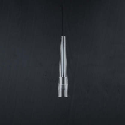 Modernity Crystal Tube Wall Sconce Height 17"-Sylvia Space