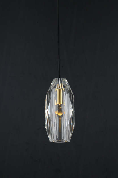 Many Aspector Crystal Shade Pendant Mini Pendant-Sylvia Space