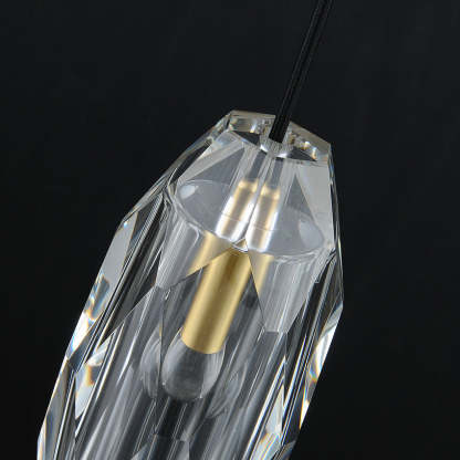 Many Aspector Crystal Shade Pendant Mini Pendant-Sylvia Space