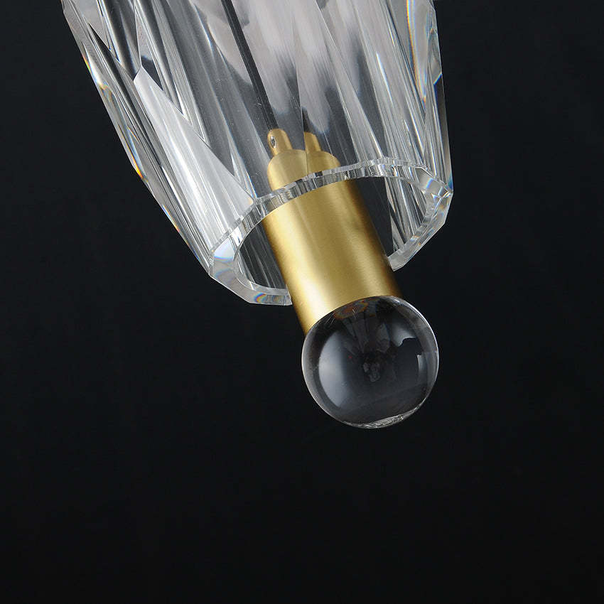 Many Aspector Crystal Shade Wall Sconce-Sylvia Space