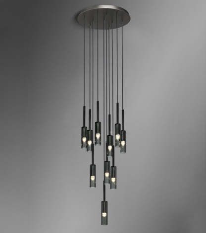 Multi-heads Bottle Crystal Chandelier-Sylvia Space