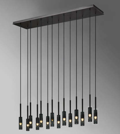 Multi-heads Bottle Crystal Chandelier-Sylvia Space