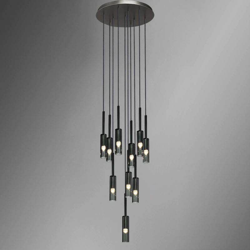 Multi-heads Bottle Crystal Chandelier-Sylvia Space